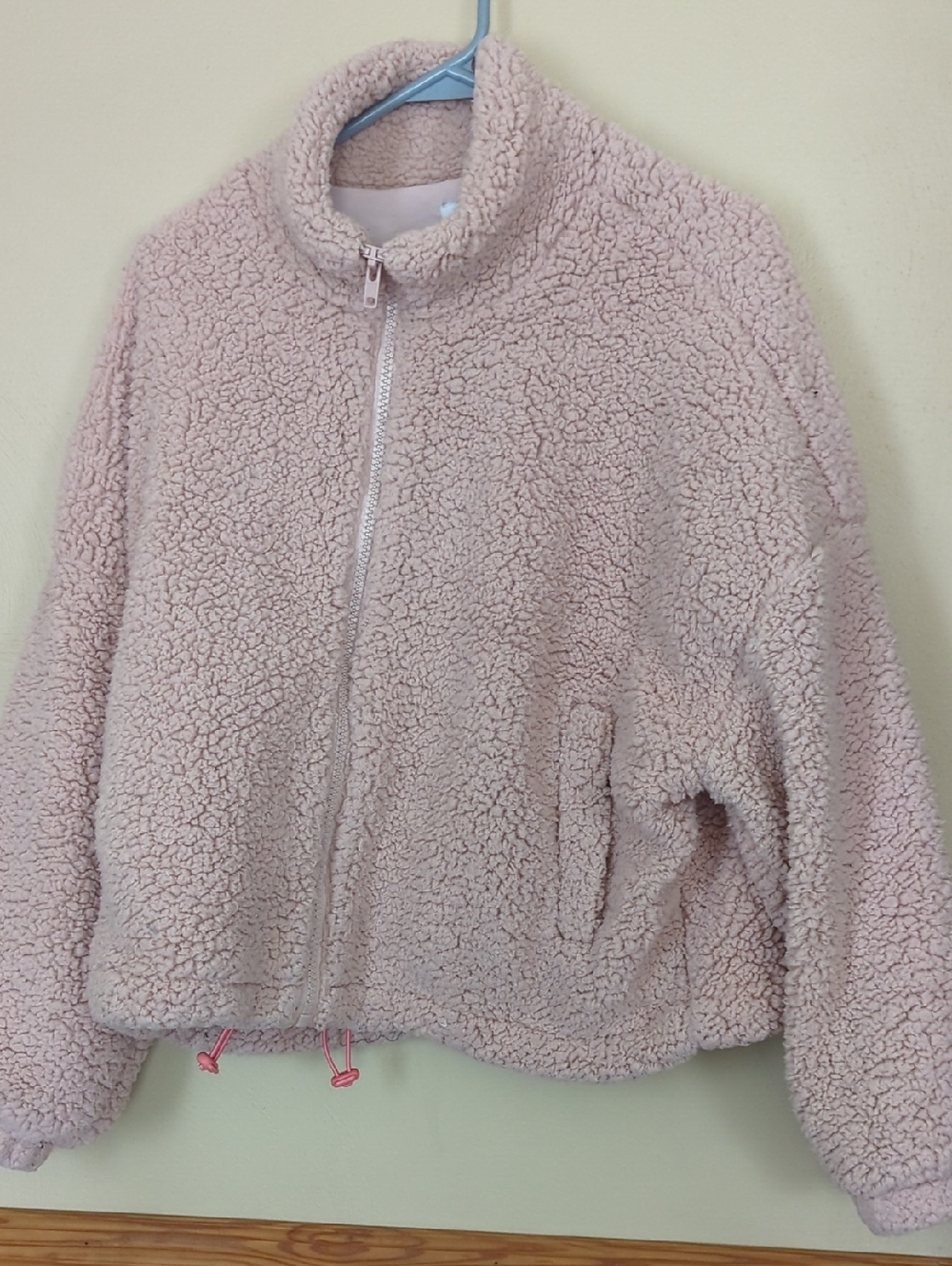 Urban Outfitters Pink Teddy Jacket